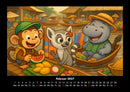 Milo, Lulu & Sash in Bangkok Fotokalender 2027 - 2