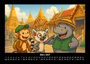 Milo, Lulu & Sash in Bangkok Fotokalender 2027 - 3