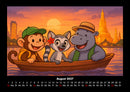 Milo, Lulu & Sash in Bangkok Fotokalender 2027 - 8