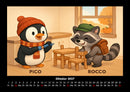 Pico & Rocco bauen ein Haus Fotokalender 2027 - 10