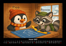 Pico & Rocco bauen ein Haus Fotokalender 2027 - 1
