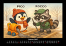 Pico & Rocco bauen ein Haus Fotokalender 2027 - 2
