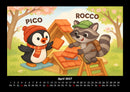 Pico & Rocco bauen ein Haus Fotokalender 2027 - 4