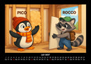 Pico & Rocco bauen ein Haus Fotokalender 2027 - 7