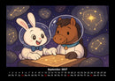Bouncy & Huf - Im Weltraum Fotokalender 2027 - 9