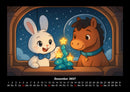 Bouncy & Huf - Im Weltraum Fotokalender 2027 - 12