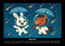 Bouncy & Huf - Im Weltraum Fotokalender 2027 - 4
