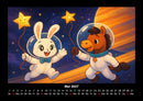 Bouncy & Huf - Im Weltraum Fotokalender 2027 - 5