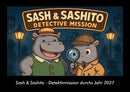 Sash & Sashito - Detektivmission durchs Jahr Fotokalender 2027 - Hauptbild