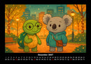 Taz & Kiki - Eine Reise durch die Zeit Fotokalender 2027 - 12