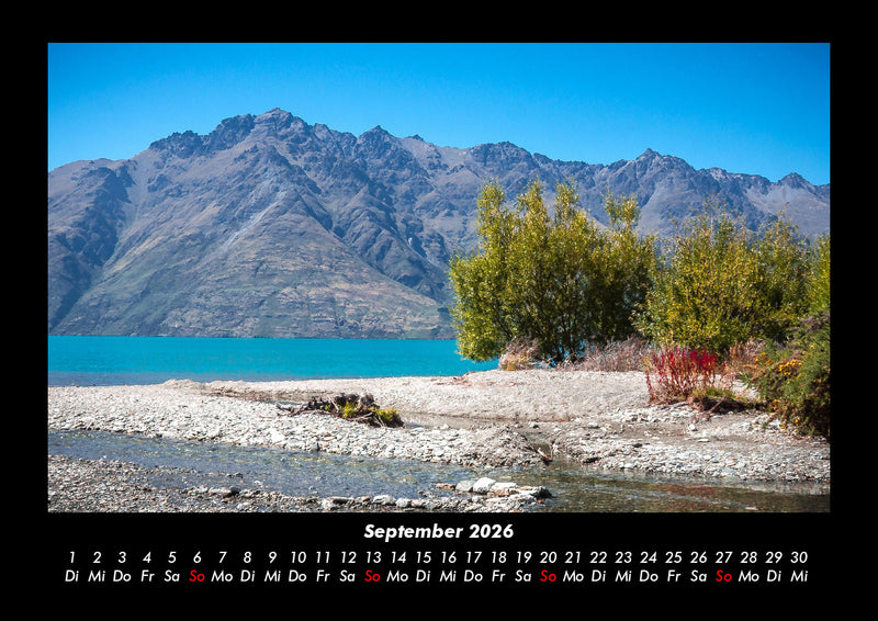 Die Seen der Erde Fotokalender 2026 - 9
