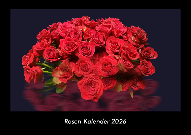 Rosen-Kalender Fotokalender 2026 - Hauptbild