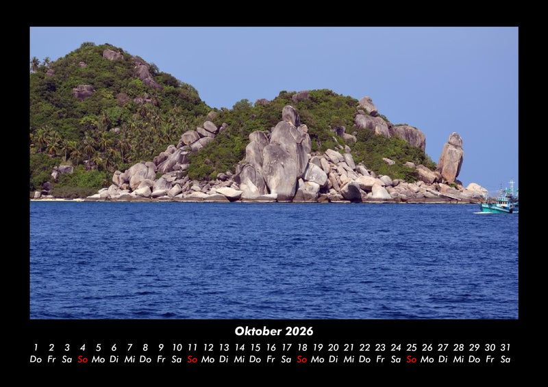 Landschaftskalender Fotokalender 2026 - 10