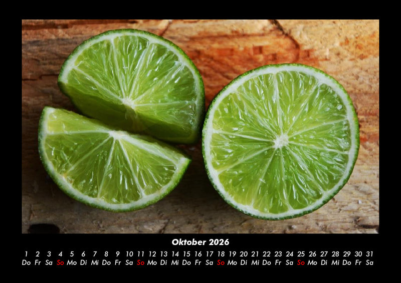 Früchte Fotokalender 2026 - 10