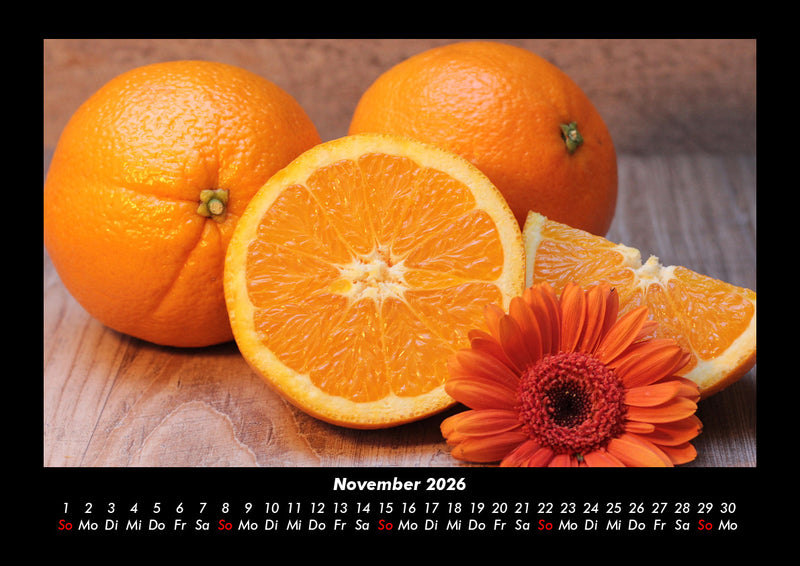 Früchte Fotokalender 2026 - 11