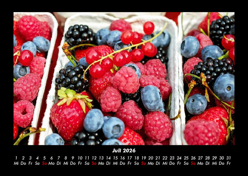 Früchte Fotokalender 2026 - 7