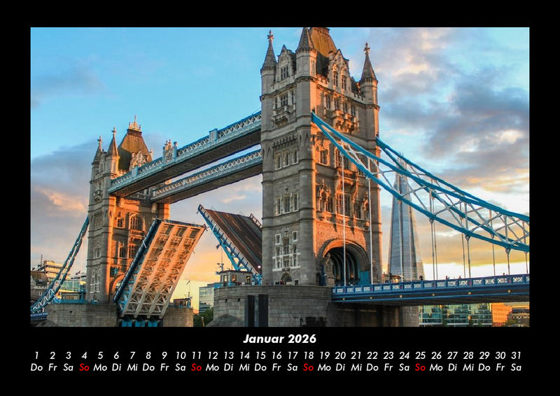 Londons schönste Seiten Fotokalender 2026 - 1