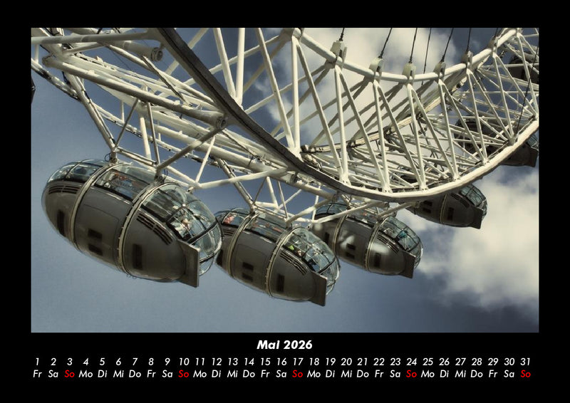 Londons schönste Seiten Fotokalender 2026 - 5