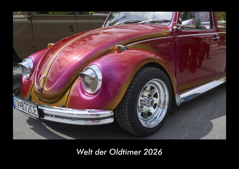 Welt der Oldtimer Fotokalender 2026 - Hauptbild