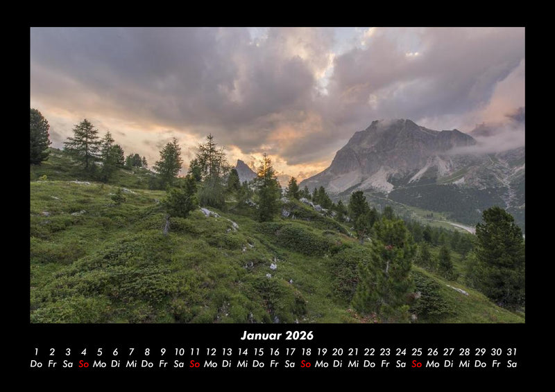 Bergige Welten Fotokalender 2026 - 1