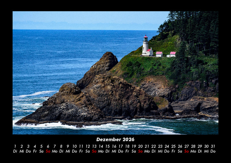 Landschaftskalender Fotokalender 2026 - 12