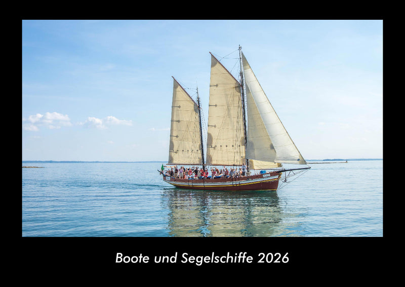 Boote und Segelschiffe Fotokalender 2026 - Hauptbild