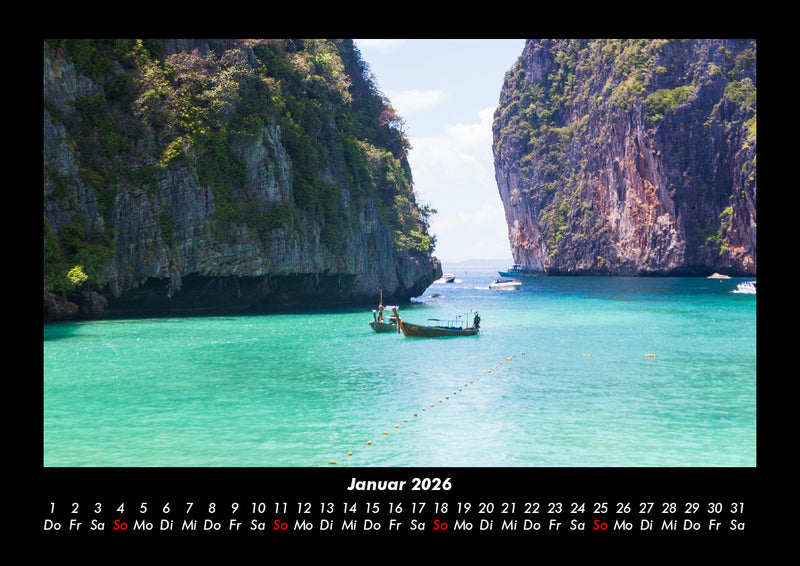 Boote und Segelschiffe Fotokalender 2026 - 1