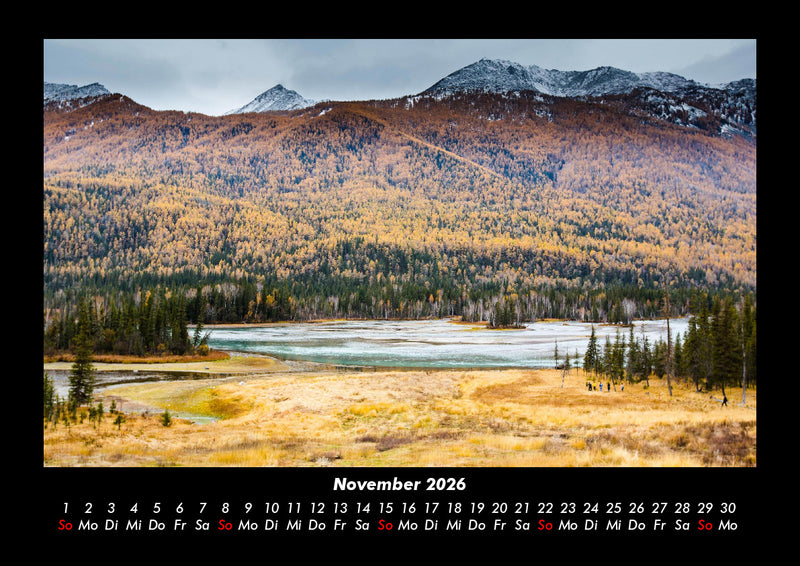 Landschaftskalender Fotokalender 2026 - 11