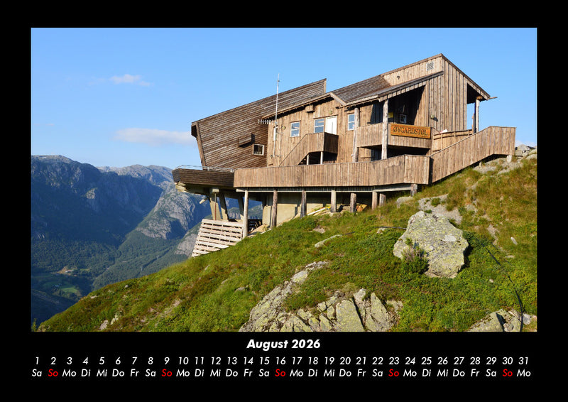 Landschaftskalender Fotokalender 2026 - 8