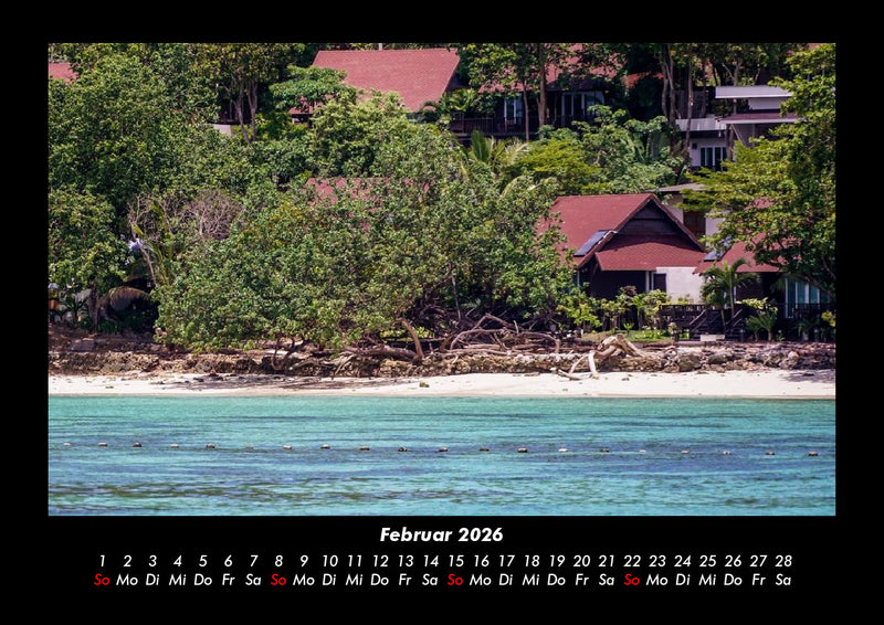 Trauminseln Fotokalender 2026 - 2