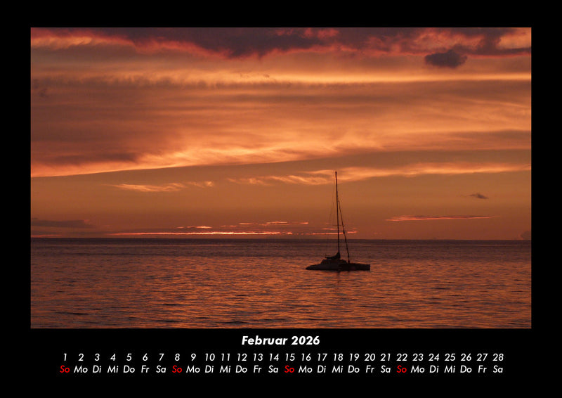 Meereslandschaft Fotokalender 2026 - 2