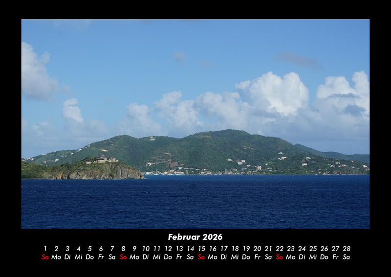 Trauminseln Fotokalender 2026 - 2