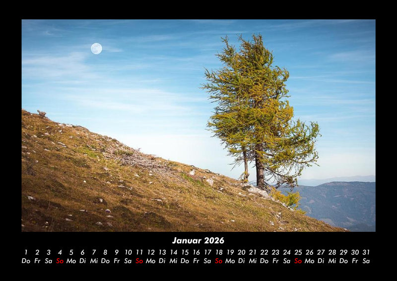 Landschaftskalender Fotokalender 2026 - 1