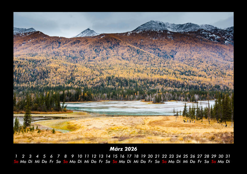 Landschaftskalender Fotokalender 2026 - 3