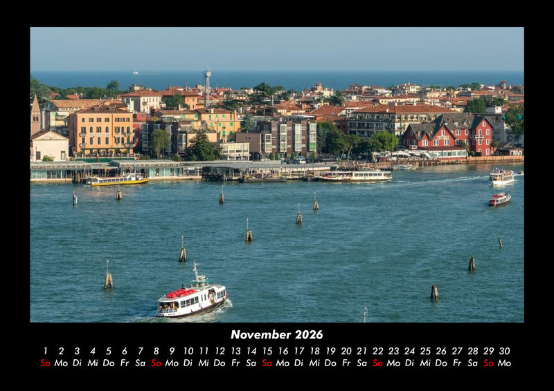 Venedigs Schönheit Fotokalender 2026 - 11