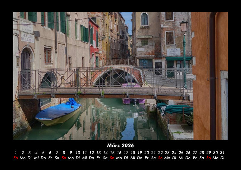 Venedigs Schönheit Fotokalender 2026 - 3