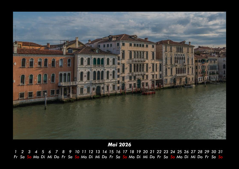 Venedigs Schönheit Fotokalender 2026 - 5