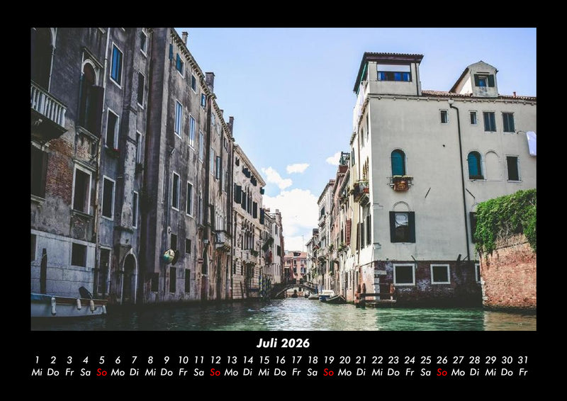 Venedigs Schönheit Fotokalender 2026 - 7