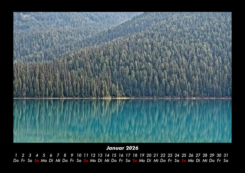 Die Seen der Erde Fotokalender 2026 - 1