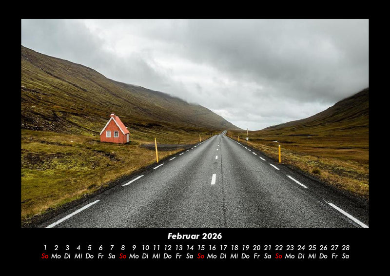 Landschaftskalender Fotokalender 2026 - 2