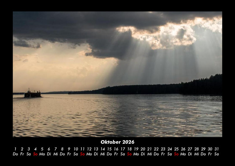 Die Seen der Erde Fotokalender 2026 - 10