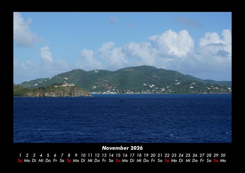 Die Seen der Erde Fotokalender 2026 - 11
