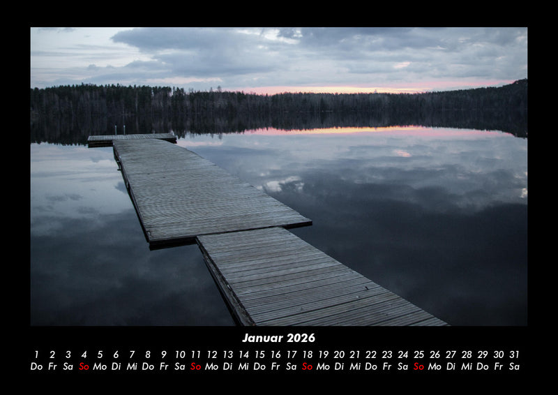 Die Seen der Erde Fotokalender 2026 - 1