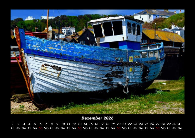 Segelschiffe und Boote Fotokalender 2026 - 12