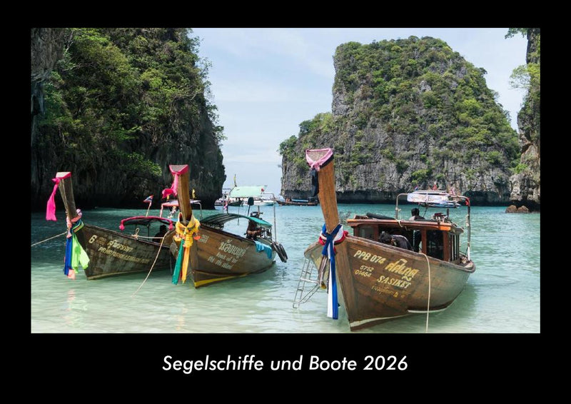 Segelschiffe und Boote Fotokalender 2026 - Hauptbild