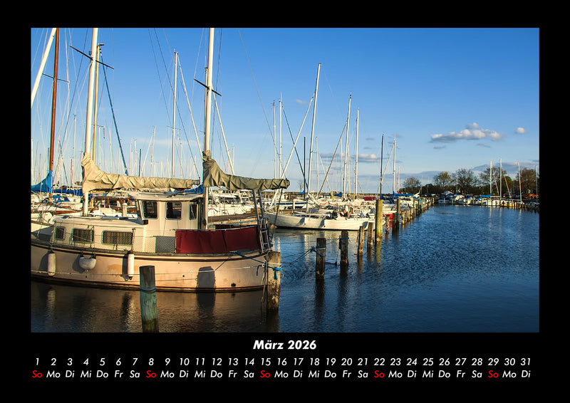 Segelschiffe und Boote Fotokalender 2026 - 3