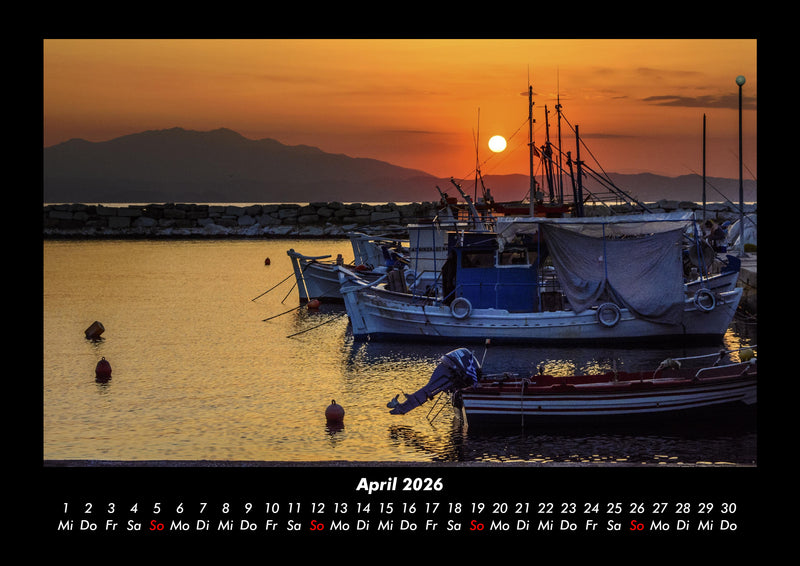 Segelschiffe und Boote Fotokalender 2026 - 4