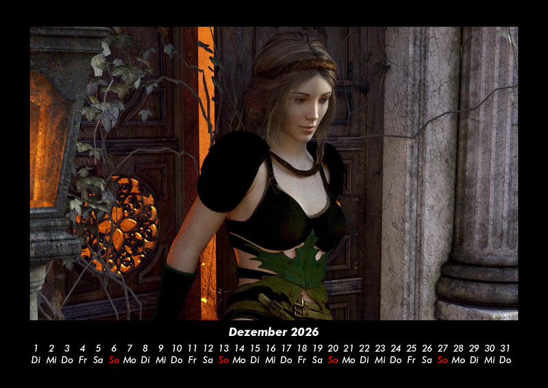 Mit Fantasy durch's Jahr Fotokalender 2026 - 12
