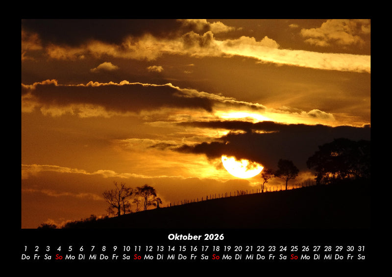 Sonnenuntergang Fotokalender 2026 - 10