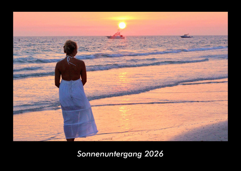 Sonnenuntergang Fotokalender 2026 - Hauptbild